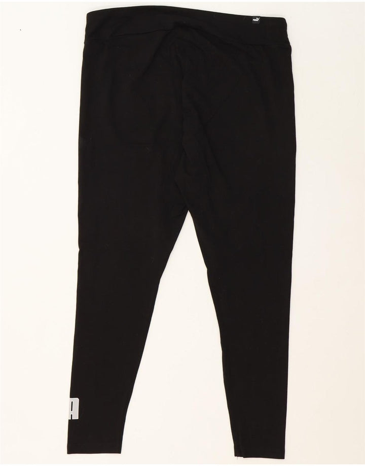PUMA Womens Graphic Leggings UK 18 XL  Black Vintage Puma and Second-Hand Puma from Messina Hembry 