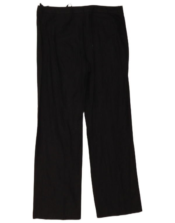 Marks & Spencer Lige fritidsbukser til kvinder UK 14 Large W36 L33 Black