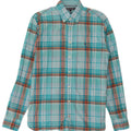 Tommy Hilfiger Mens Shirt Small Turquoise Check Cotton