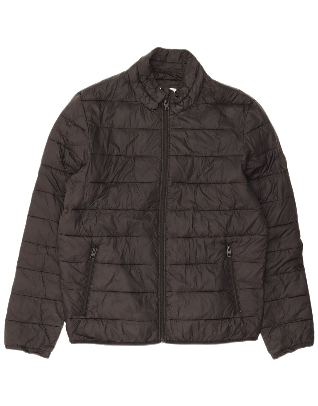 Jack & Jones Mens Padded Jacket UK 40 Large Black