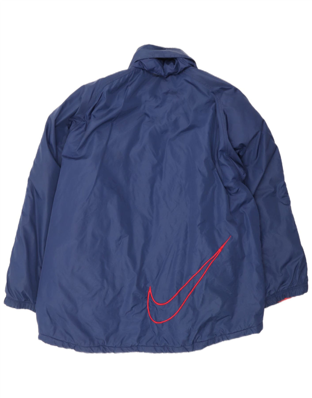 Nike Mens Windbreaker Jacket UK 42 XL Navy Blue Nylon