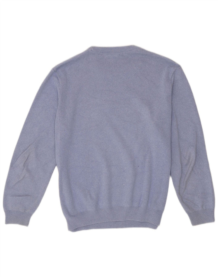 Zara Pull Col Ras Du Cou Homme Bleu Moyen