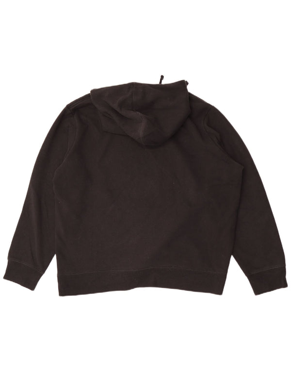 THE NORTH FACE Mens Graphic Hoodie Jumper XL Algodão Preto