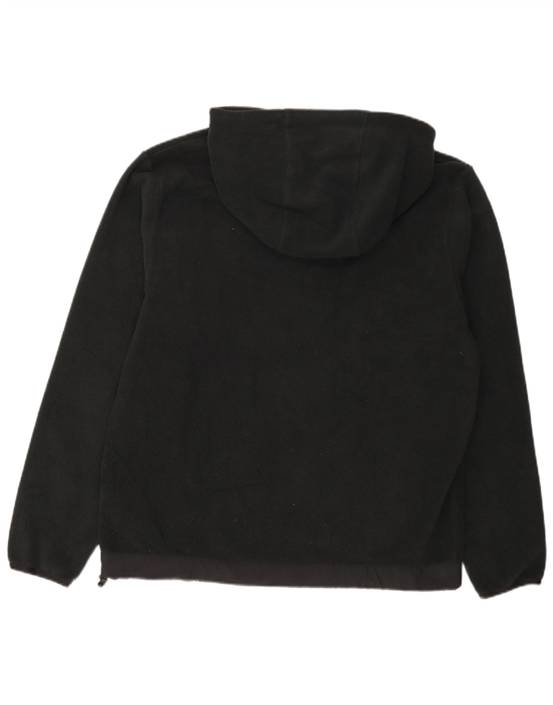 Nike Mens Graphic Hooded Fleece Jumper Medium Black Polyester