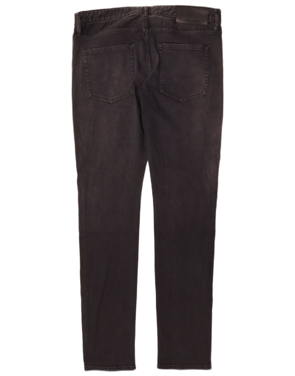 Armani Exchange Mens Slim Jeans W34 L33 fekete pamut