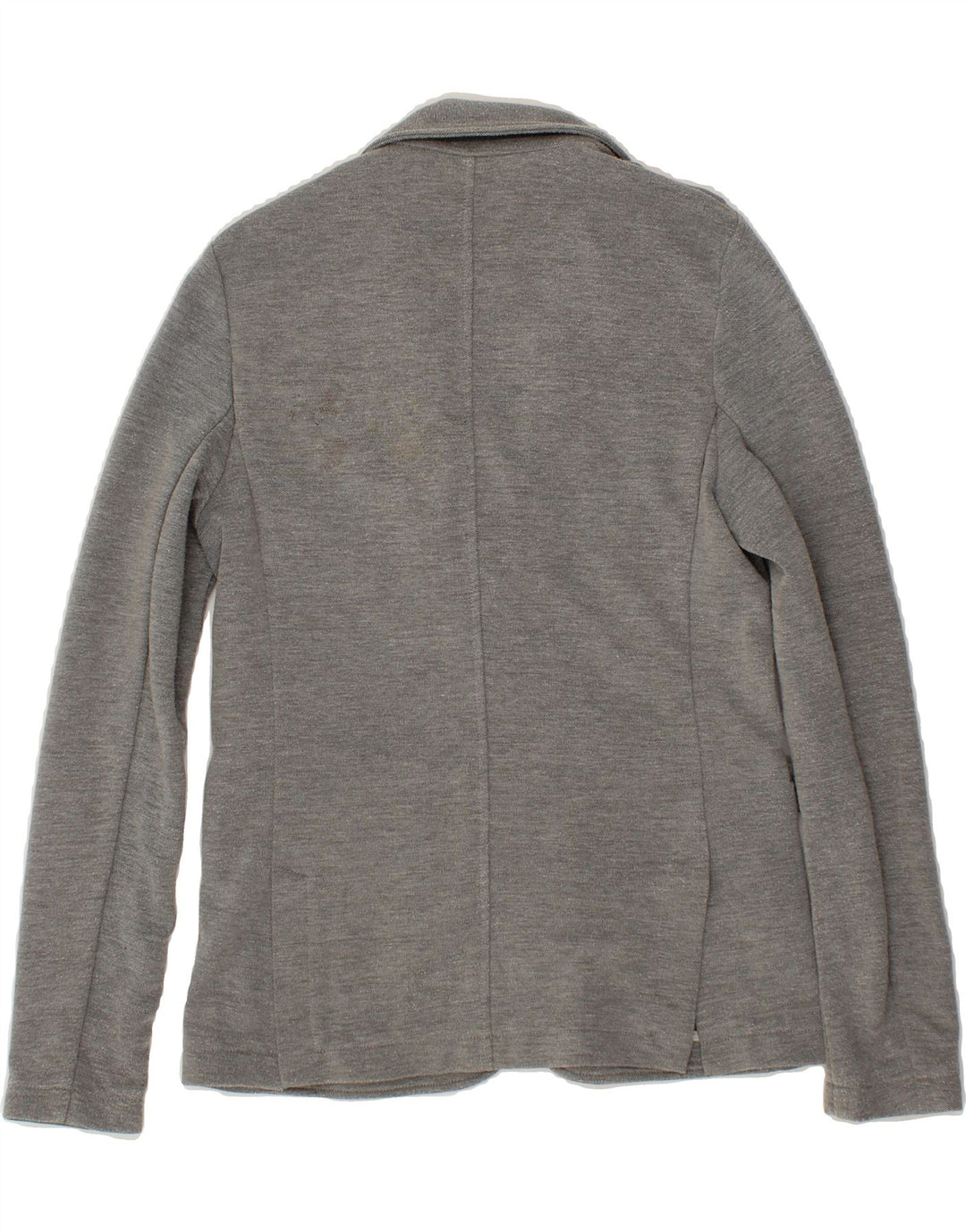 WOOLRICH Womens 2 Button Blazer Jacket UK 14 Medium Grey Cotton Vintage Woolrich and Second-Hand Woolrich from Messina Hembry 