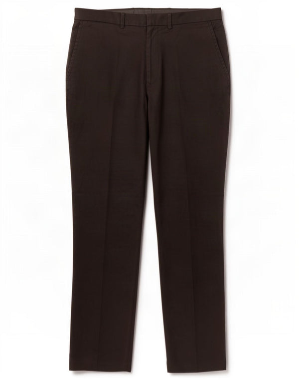 Pantaloni da abito dritti da uomo Marks & Spencer W32 L31 poliestere nero