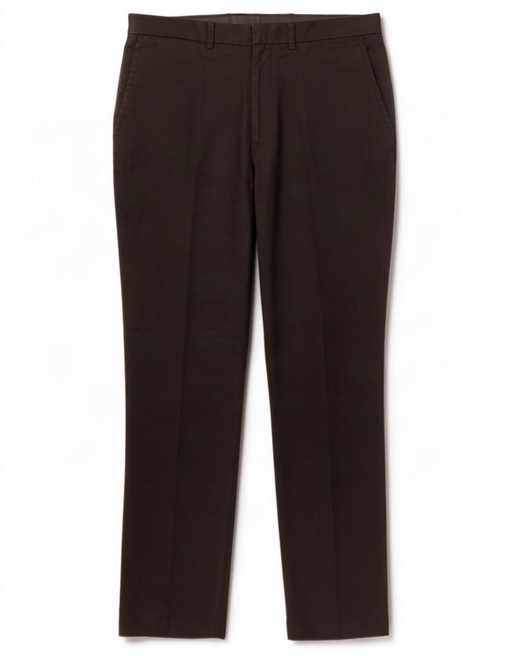 Marks & Spencer Mens Straight Suit Trousers W32 L31 Black Polyester