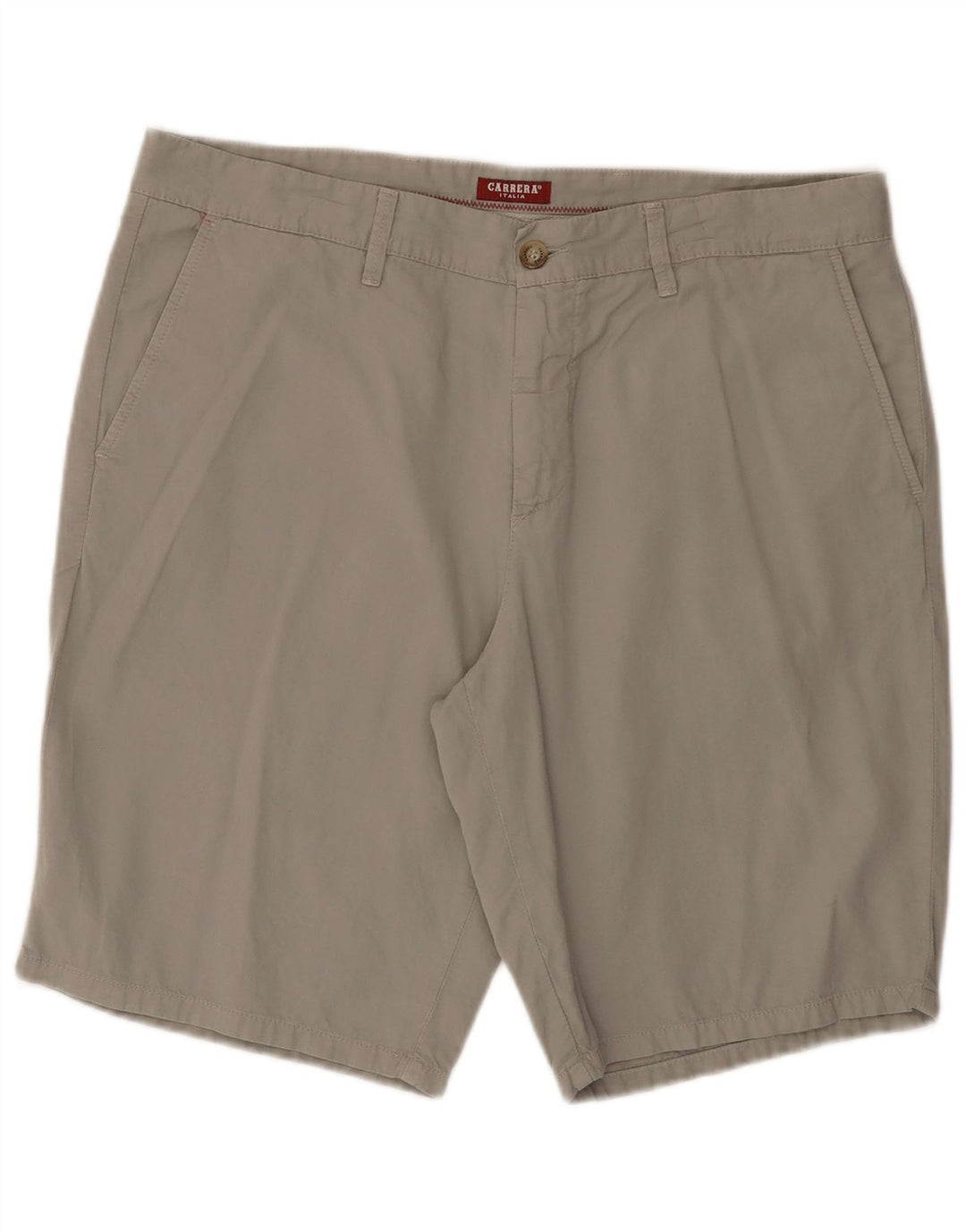 Pantaloncini chino da uomo CARRERA W36 Large in cotone grigio