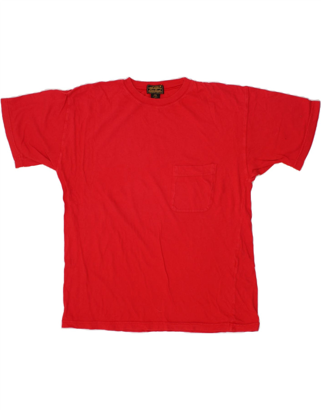 EDDIE BAUER Mens T-Shirt Top Large Red Cotton Vintage Eddie Bauer and Second-Hand Eddie Bauer from Messina Hembry 