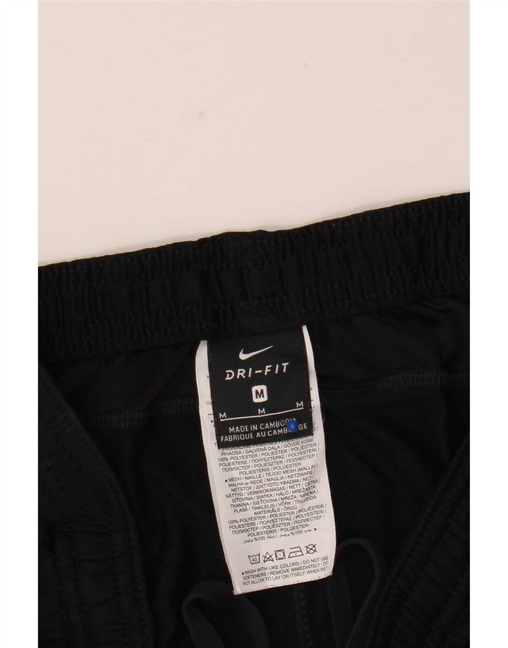 Pantaloni da tuta Nike Dri Fit da uomo, poliestere color block medio nero