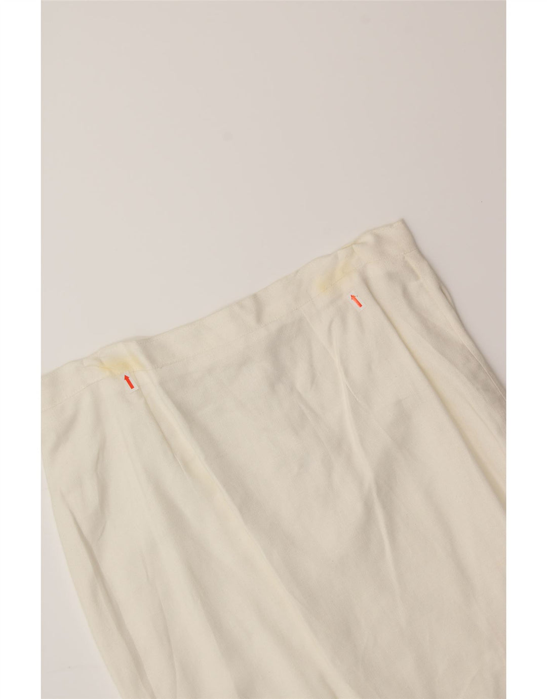 VINTAGE Womens Straight Skirt IT 46 Large W32 White Vintage Vintage and Second-Hand Vintage from Messina Hembry 