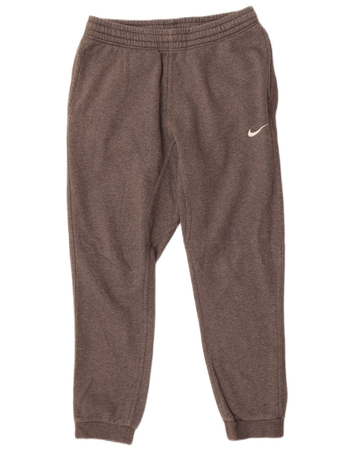 Nike Mens Tracksuit Trousers Joggers Medium Grey Cotton