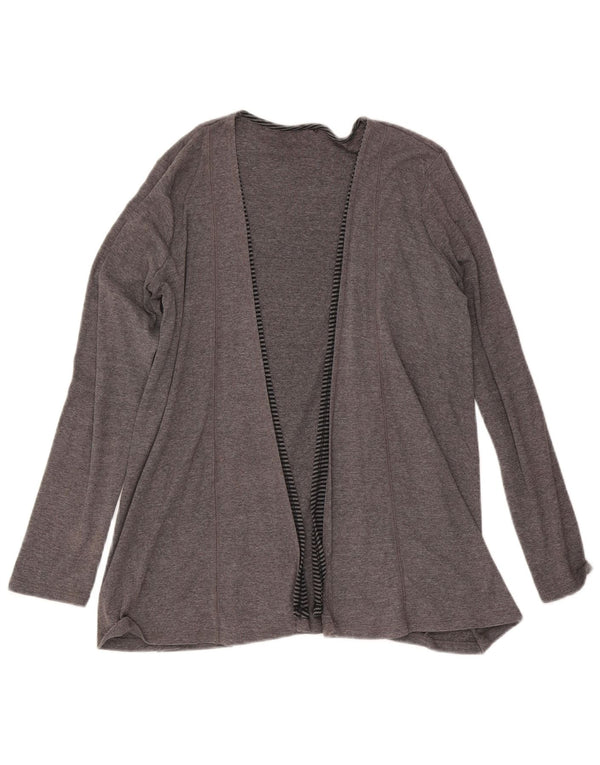 Marks & Spencer Damen Longline-Cardigan-Pullover UK 14 Mittelgrau