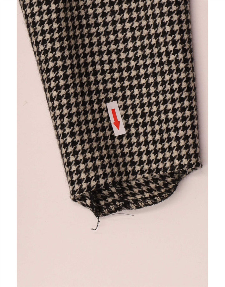 Vintage Blazer 3 boutons pour femme IT 44 pied de poule noir moyen
