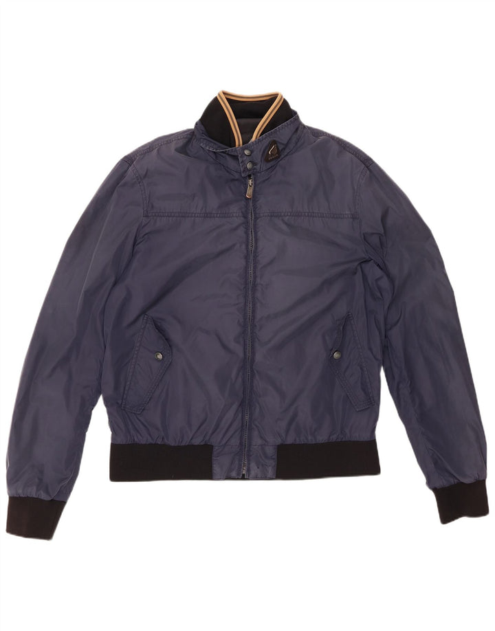 HOGAN Mens Bomber Jacket UK 42 XL Navy Blue