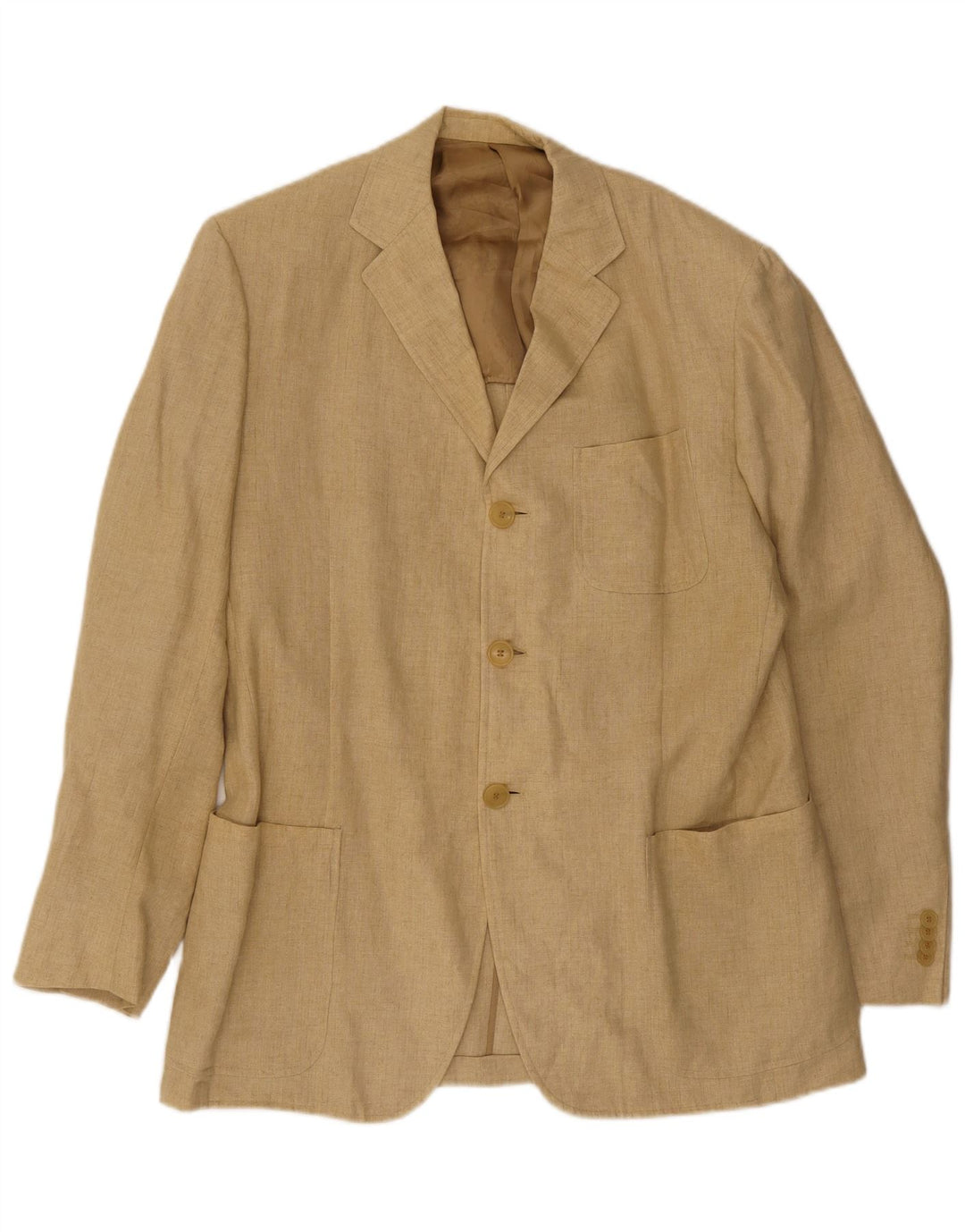 Paul Smith Veste Blazer 3 Boutons Homme UK 44 2XL Lin Beige