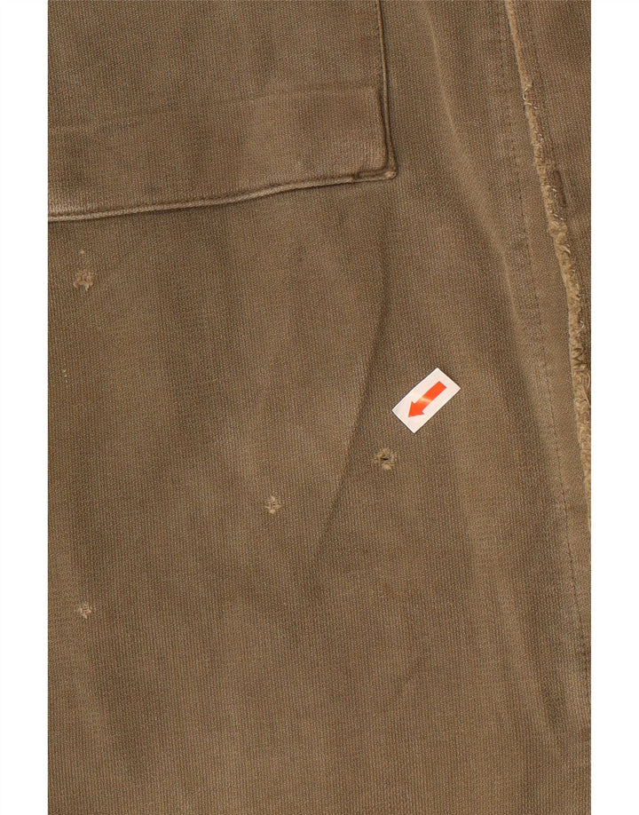 VINTAGE Womens Military Jacket US 8 Medium Khaki