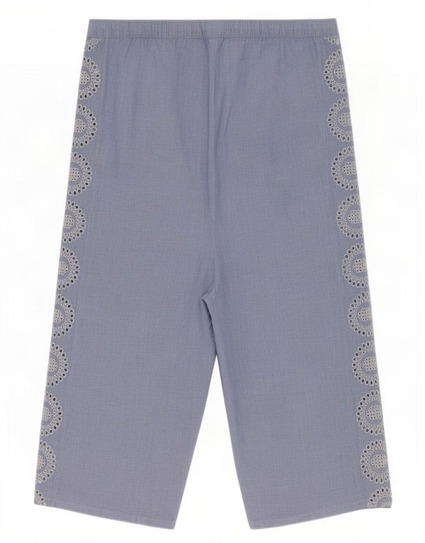 Pantaloni Capri pentru femei Marks & Spencer lenjerie de dormit pentru femei UK 14 Large W34 L22 Blue