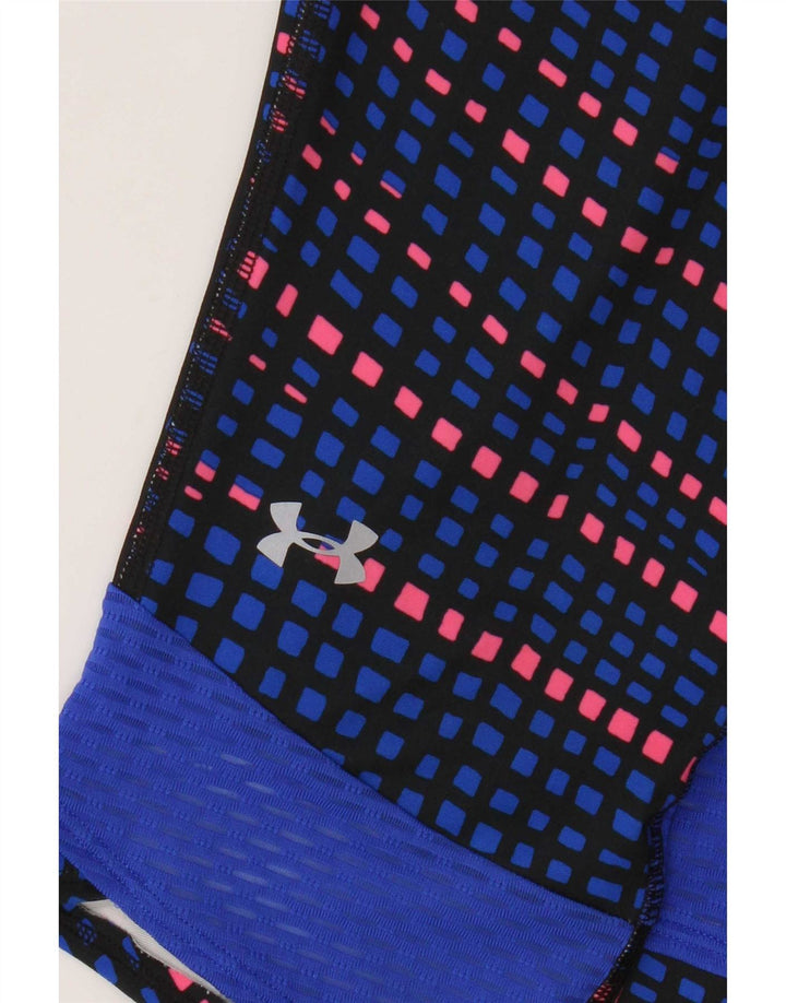 Leggings Capri da donna Under Armour UK 12 a righe blu medio