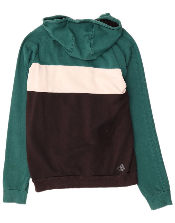 Adidas Mens Graphic Hoodie Jumper Medium Multicoloured Colourblock