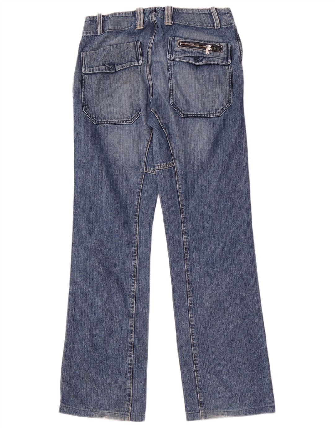 Diesel Herren Bootcut Jeans W30 L32 Blaue Baumwolle