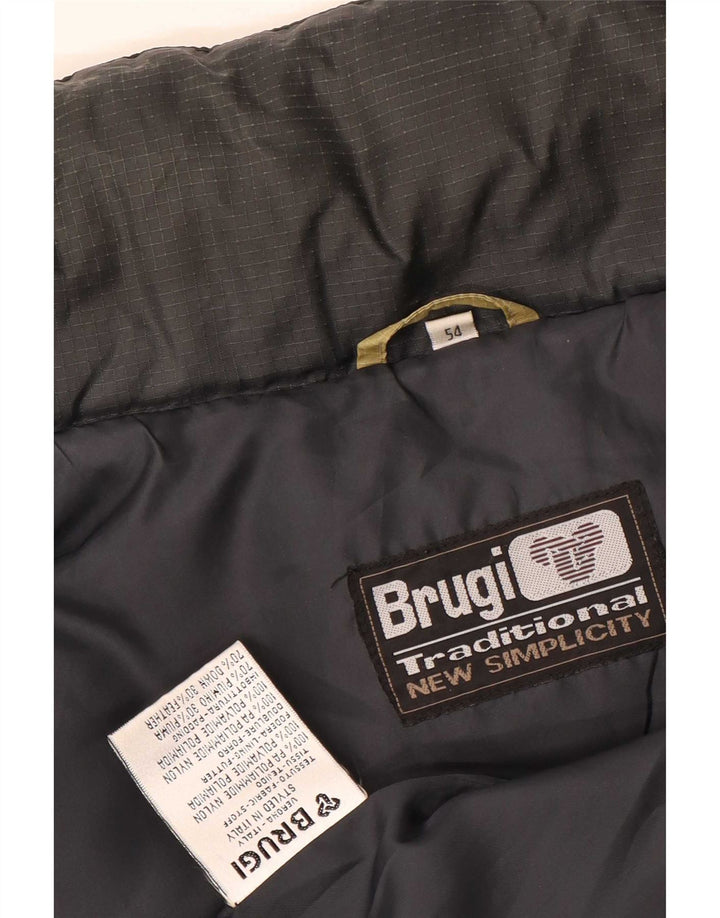 Brugi Mens Padded Gilet IT 54 2XL Yellow Polyamide