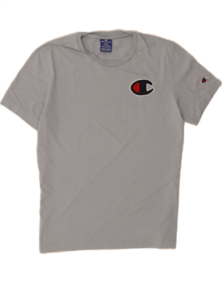CHAMPION Mens Graphic T-Shirt Top Small Blue Vintage Champion and Second-Hand Champion from Messina Hembry 