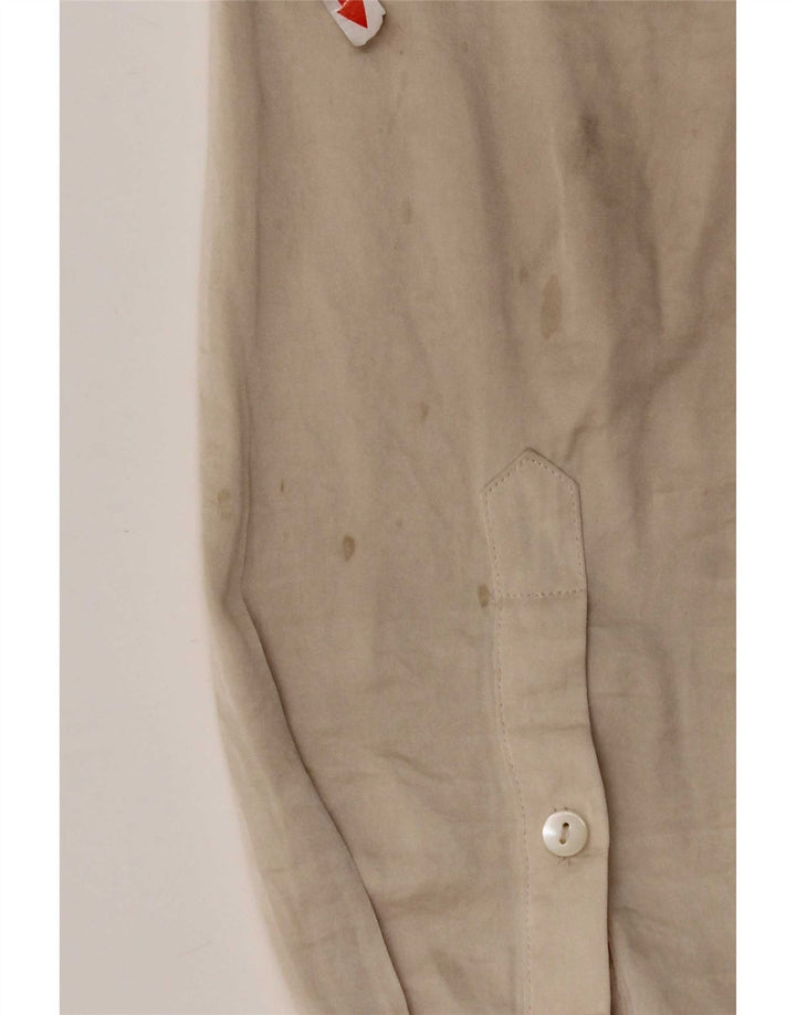 Camicia da donna Jigsaw UK 12 Poliestere beige medio