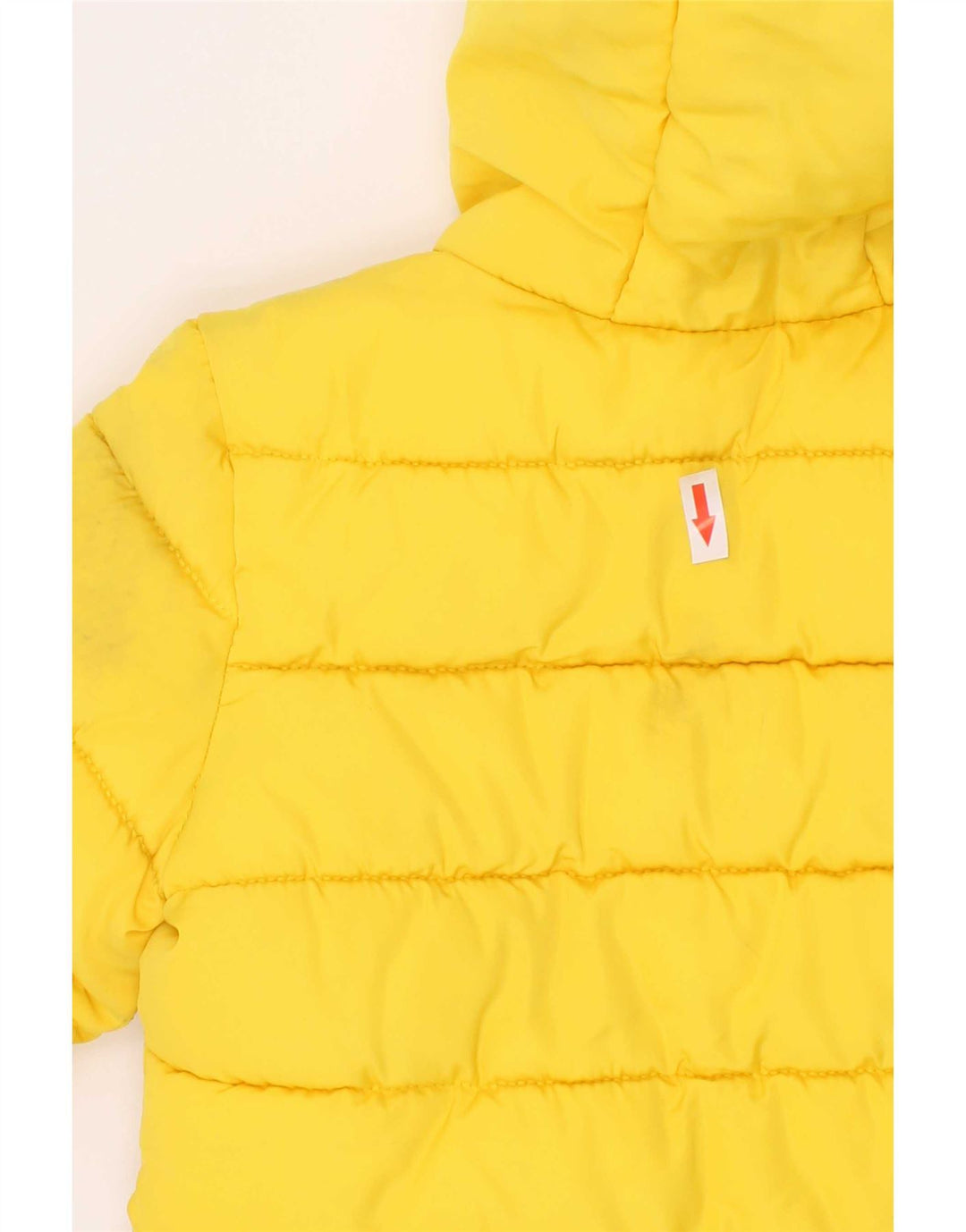 Guess Boys grafisk polstret hættejakke 3-4 år gul polyester