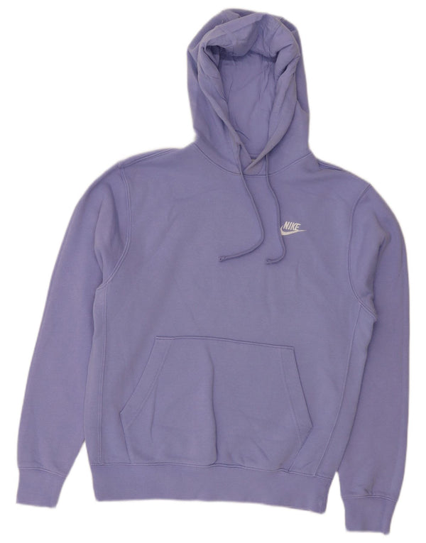 Felpa con cappuccio da uomo Nike Small in cotone viola