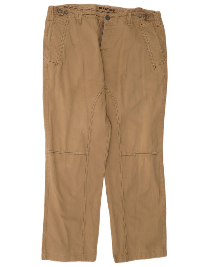 Blustaff Mens Cargo Regular Fit Cargo Trousers W36 L29 Khaki