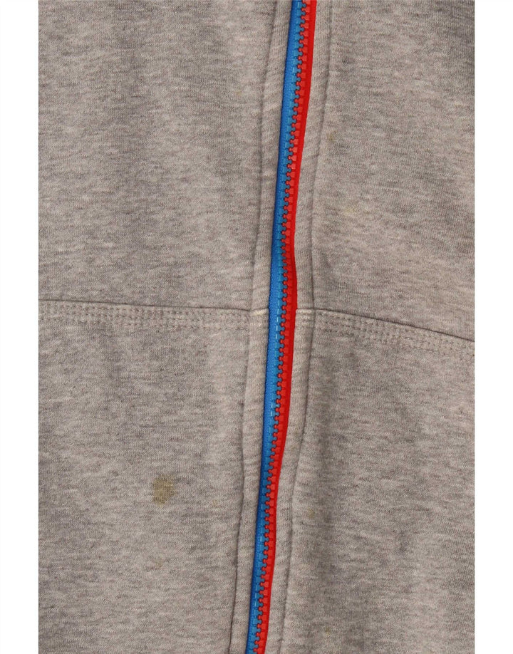 Nike Mens Zip Hoodie Sweater Medium Grey Cotton