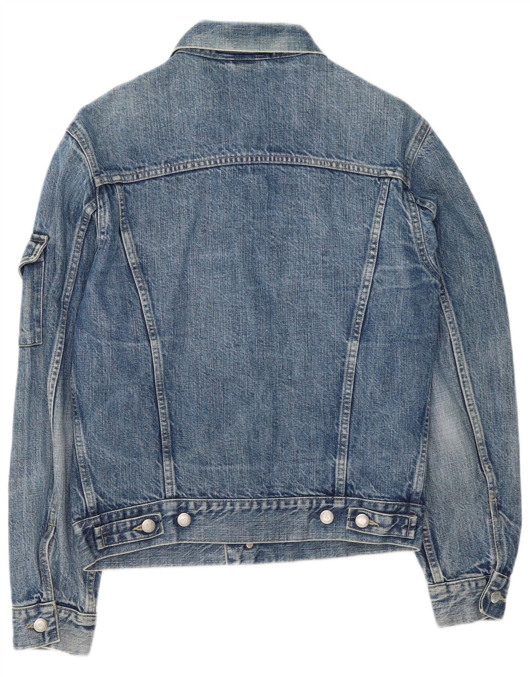 PICKWICK Womens Denim Jacket UK 14 Medium Blue Cotton