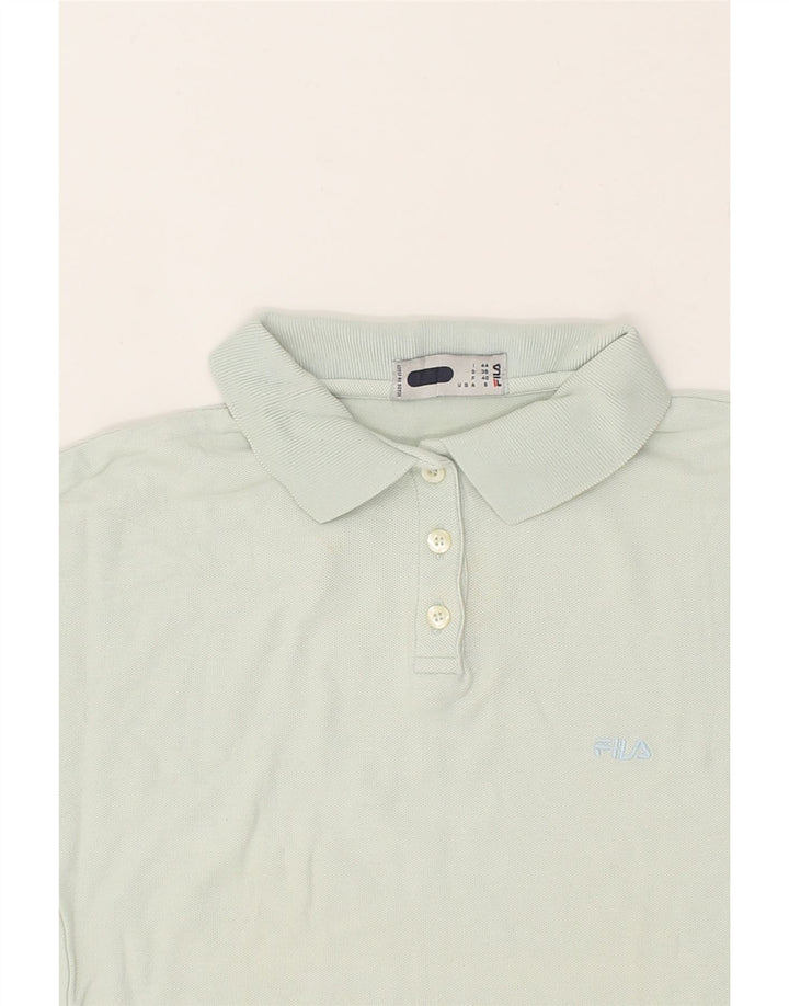 FILA Womens Polo Shirt EU 40 Medium Grey Vintage Fila and Second-Hand Fila from Messina Hembry 