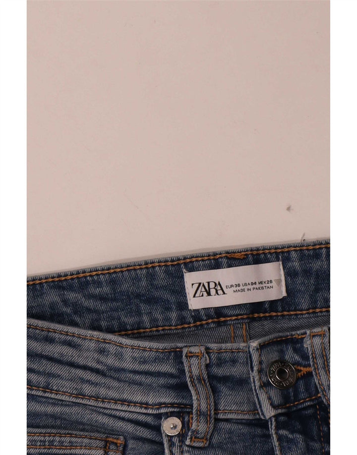 Zara Womens Bootcut Jeans EU 36 XS W26 L26 Blue
