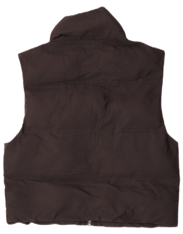 Gilet căptușit supradimensionat pentru femei Zara UK 6 XS poliester negru