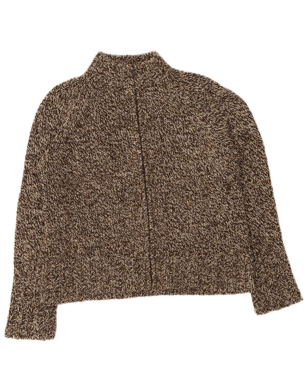 Essentials Cardigan Pull Femme UK 18/20 XL Acrylique Moucheté Marron