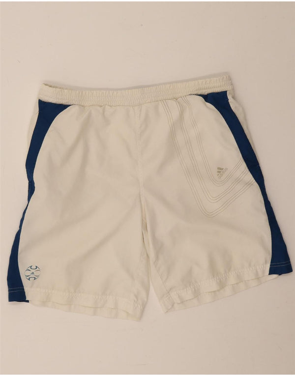 Adidas Sportsshorts til mænd Medium White Colourblock Polyester