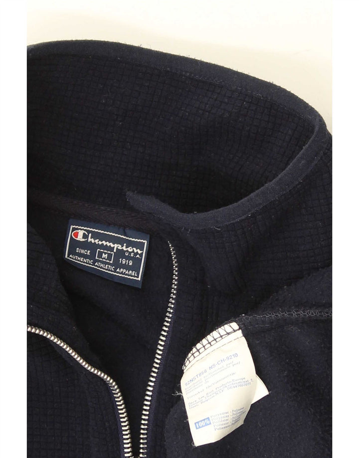 Champion Chaqueta polar para hombre UK 38 Medium Azul marino Poliéster