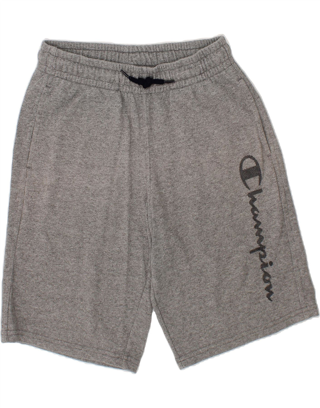 CHAMPION Boys Graphic Sport Shorts 9-10 Years Medium  Grey Vintage Champion and Second-Hand Champion from Messina Hembry 