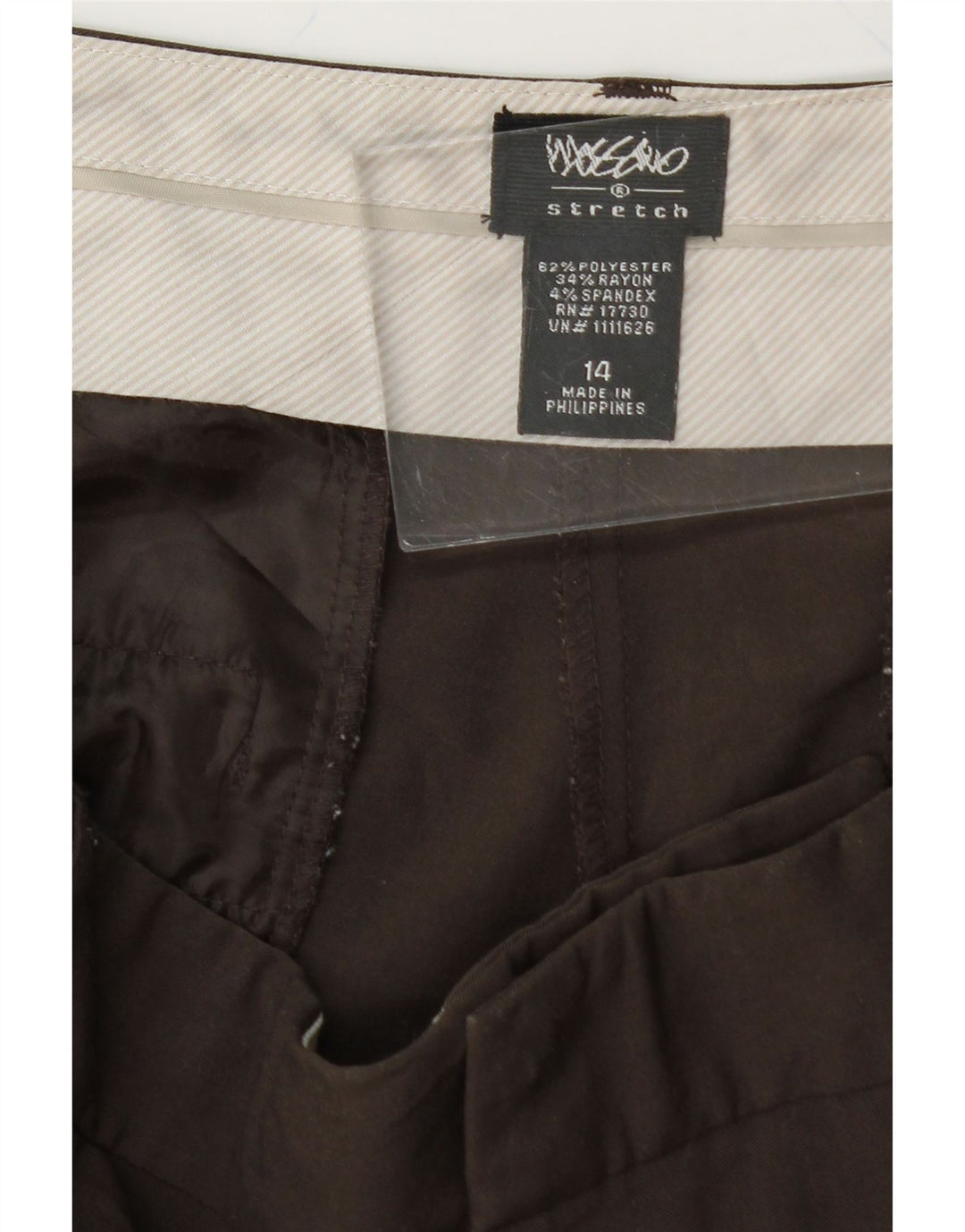 MOSSIMO Womens Bootcut Casual Trousers US 14 XL W36 L32 Brown Polyester Vintage Mossimo and Second-Hand Mossimo from Messina Hembry 