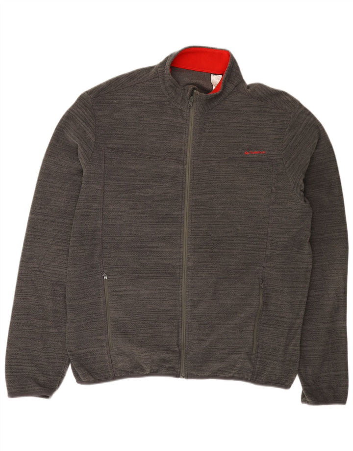 Decathlon Mens Fleece Jacket UK 42 XL Grey