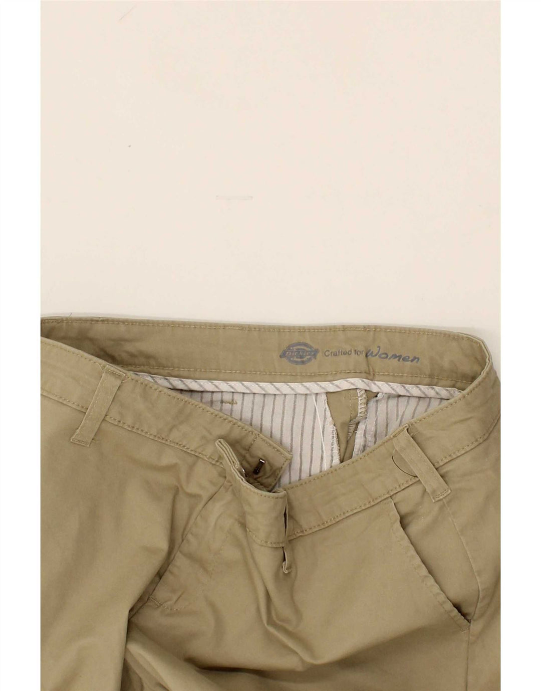 DICKIES Womens Slim Bootcut Chino Trousers W34 L34  Beige Cotton Vintage Dickies and Second-Hand Dickies from Messina Hembry 