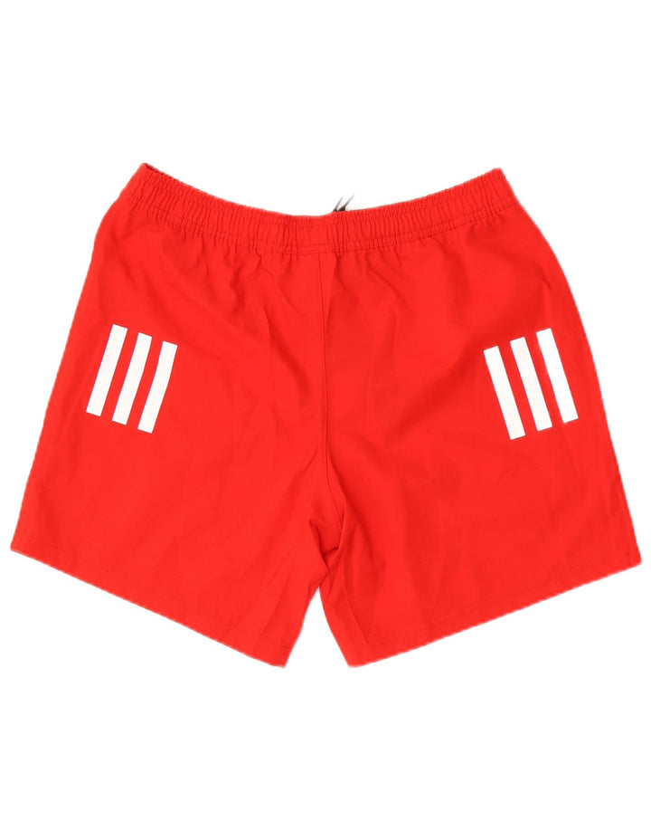 Adidas Mens Sport Shorts Large Red Polyester