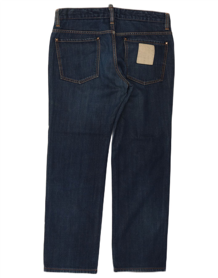 Dsquared2 Mens Straight Jeans IT 48 Medium W34 L29 Blue Cotton