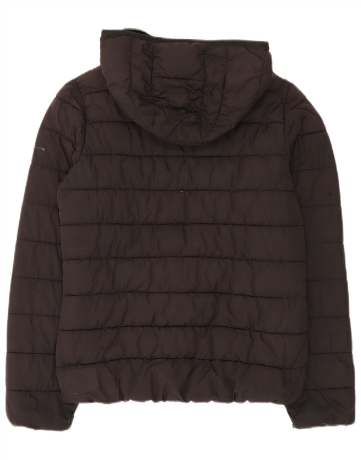 Giacca imbottita con cappuccio da donna Champion UK 10 piccola poliestere nero