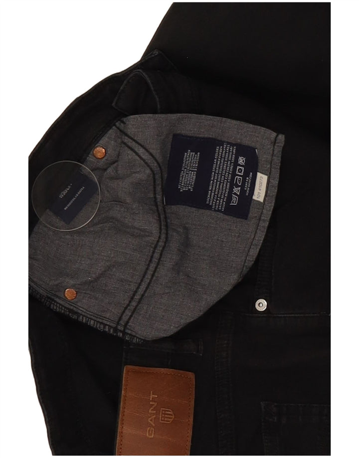 Gant Womens Straight Jeans W30 L27 Black Cotton