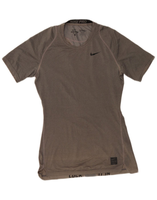T-shirt damski Nike Dri Fit Top UK 14, duży, szary poliester