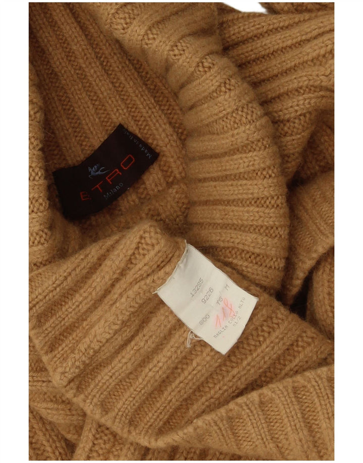 Etro Jersey con cuello vuelto para mujer, talla 44, color beige medio
